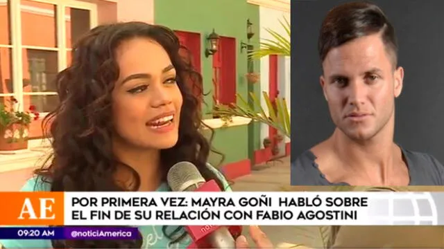 Mayra Goñi decepcionada con Fabio Agostini por rumores que la dejan mal parada [VIDEO]