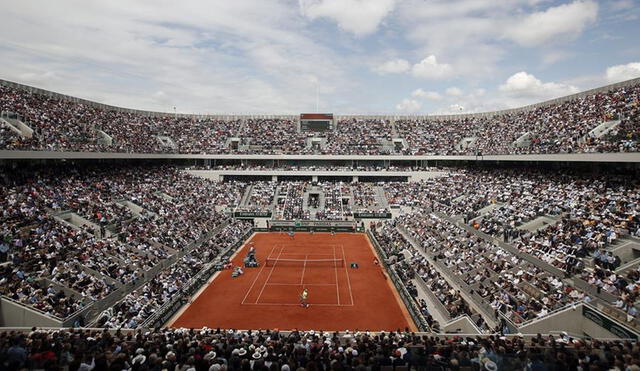 La edición del 2019 convocó a 520 000 espectadores al estadio Roland Garros, cifra récord en su historia. Foto:EFE.