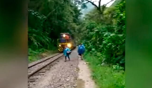 Conmoción en YouTube por joven chilena que casi es arrollada por tren en Machu Picchu