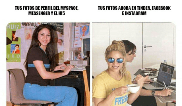 Twitter: Esta foto de Shakira tomada hace 20 años es usada para memes