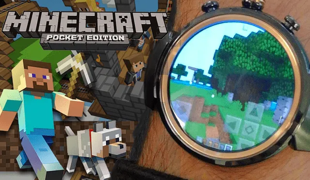 Minecraft: Reloj de Motorola logra ejecutar el juego [VIDEO]