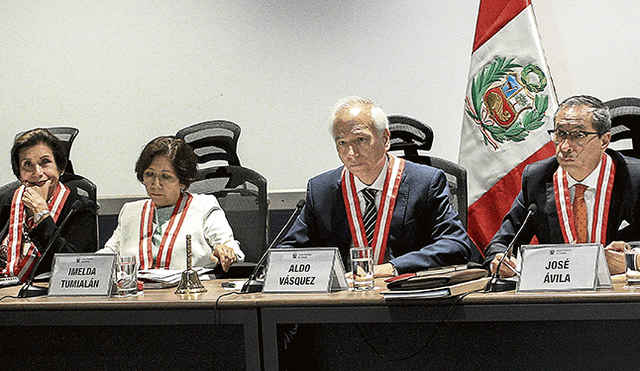 Posición. El propio Aldo Vásquez pidió inhibirse en la elección del jefe de la ONPE. Foto: Virgilio Grajeda.