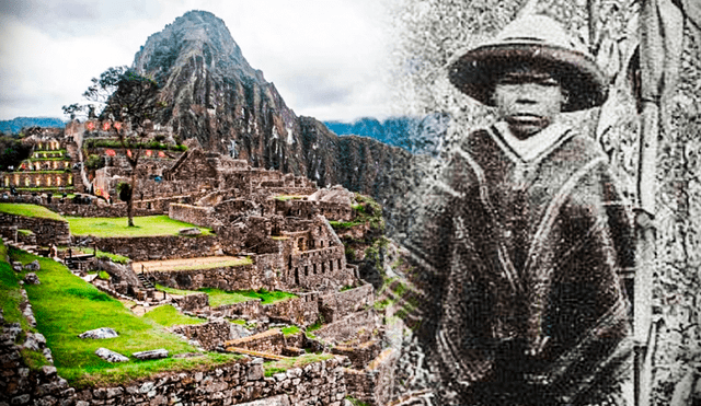 Pablito Richarte fue el niño que vivía cerca a la ciudadela inca y orientó a Hiram Bingham por el camino correcto para llegar a Machu Picchu. Foto: composición LR/AFP/archivo Museo de la Nación