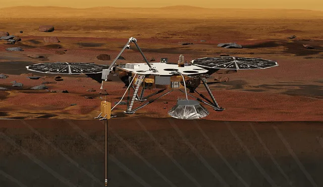 NASA: módulo de InSight revelaría los secretos ocultos de Marte