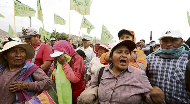 Rechazo. Población de Tambo protestó durante 2019.
