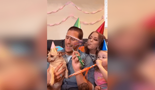 Desliza las imágenes para conocer la fiesta sorpresa que preparó una familia para su adorable mascota.