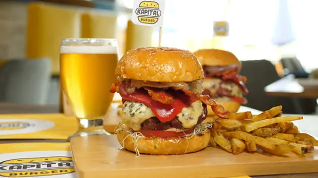 Kapital Burger: hamburguesa con carne artesanal
