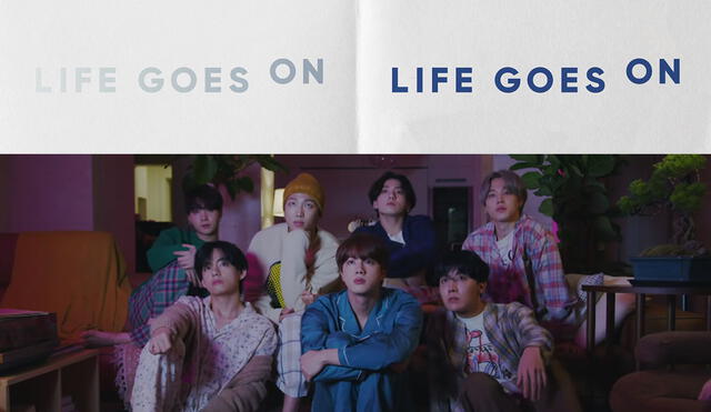 Los siete integrantes de BTS aparecen en pijama en el teaser de "Life goes on". Foto: composición /Big Hit