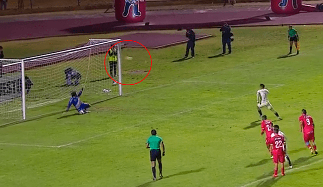 Universitario vs Sport Huancayo: Gol de Alejandro Hohberg. Foto: Captura de video.