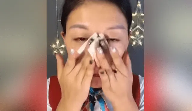 YouTube viral: bella aeromosa asiática revela su radical cambio al quitarse el maquillaje [VIDEO]