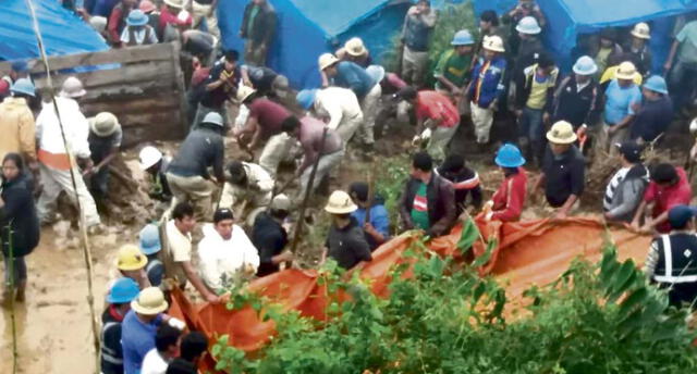 Puno: siete mineros informales mueren sepultados por alud 