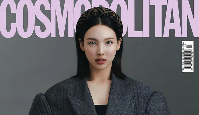 Nayeon en el número de noviembre para revista de moda. Foto: Cosmopolitan