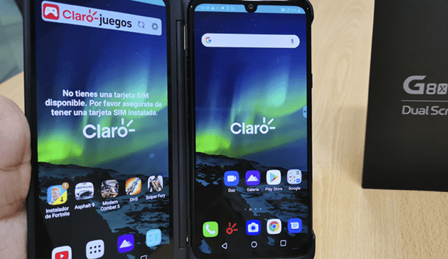 El smartphone está disponible con Claro. Foto: Juan José López Cuya.