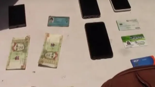 Peperas de Los Olivos tenía tarjetas, dinero y celulares de sus víctimas. Foto: difusión.