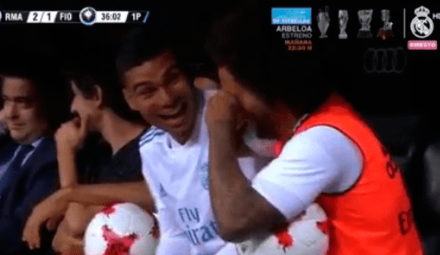 Cristiano Ronaldo: la divertida reacción de Casemiro y Marcelo tras golazo del luso [VIDEO]