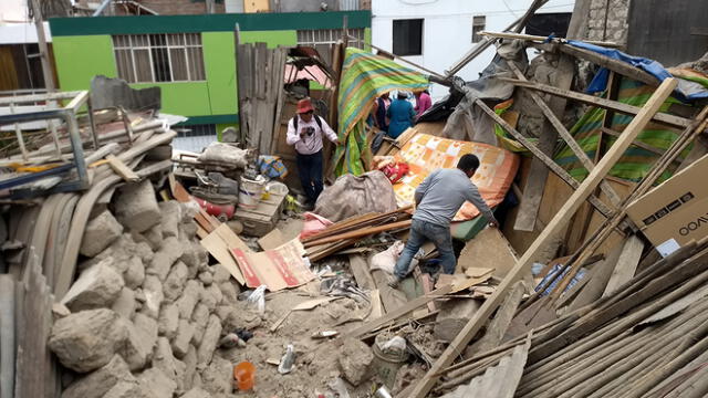 Arequipa: Menor muere en derrumbe de vivienda