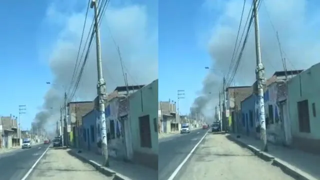 Barranca: gran humareda causa molestia en ciudadanos [VIDEO]