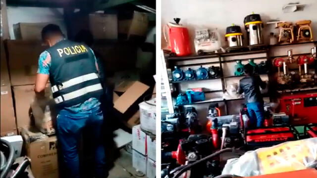 Policía incautó motores presuntamente adulterados en Chiclayo. (Foto: PNP)