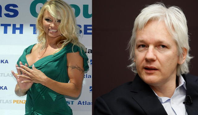 Pamela Anderson le pide a Francia asilo político para Julian Assange: “Necesita mucha protección” 
