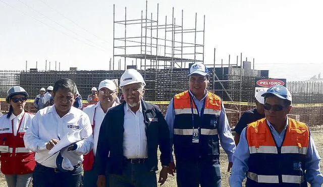 la construcción de la nueva planta de tratamiento es una de las obras paralizadas en Tacna.