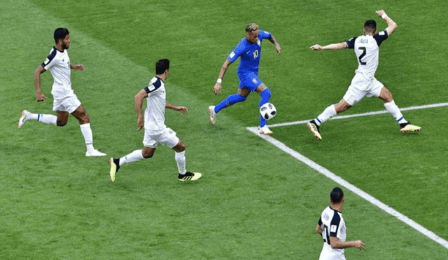 Brasil con Neymar sufrió pero ganó 2- 0 a Costa Rica en Rusia 2018 