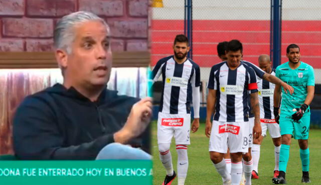 Diego Rebaglati mencionó que Alianza Lima es el Perú y debería salvarse. Foto: captura Movistar Deportes
