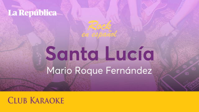 Santa Lucía, canción de Mario Roque Fernández