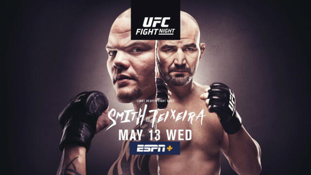 UFC Fight Night: Glover Teixeira vs. Anthony Smith.