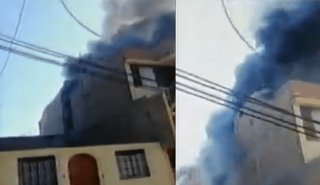 Callao:  incendio se registra en una vivienda de la urbanización Bocanegra [VIDEO]