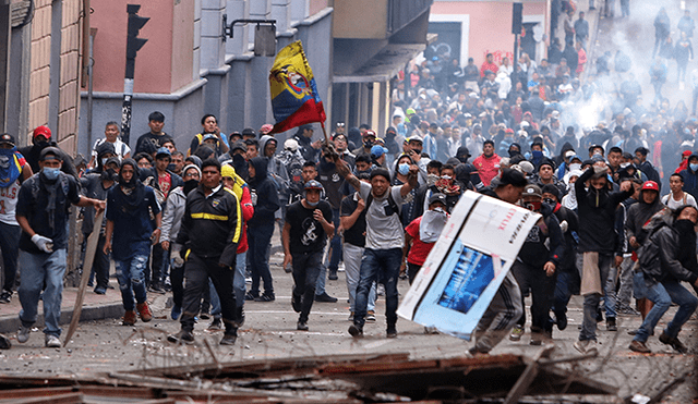 Las impactantes imágenes de las protestas en Ecuador [FOTOS]