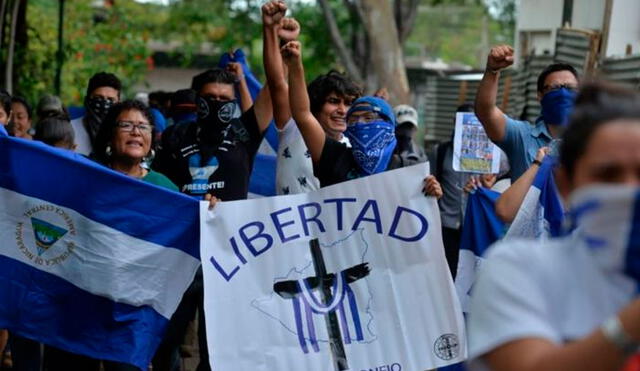 Familiares de presos políticos exigen al gobierno de Daniel Ortega su liberación. Foto: La Prensa