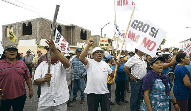 Arequipa: Dirigente de Tambo dice que rechazo a Tía María sigue