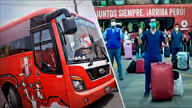FPF ofrece al bus de la Selección peruana como el transporte de los médicos que luchan contra el coronavirus en Lima. (Fotos: Eric Villalobos / Panamericana TV)