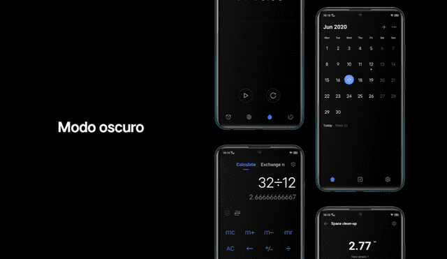 Funtouch OS 10.5 incluye modo oscuro. | Foto: Vivo
