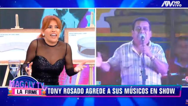 Tony Rosado es calificado por Magaly Medina como “patán” al faltarle el respeto a mujer en concierto