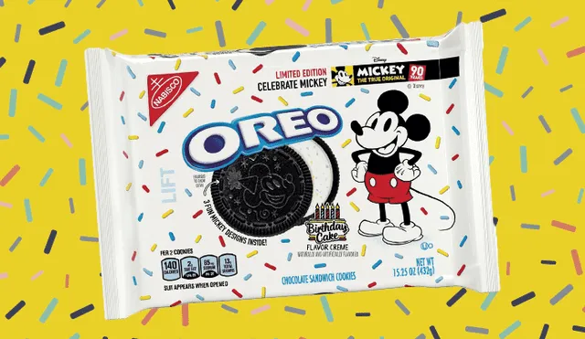 Oreo presenta edición limitada por el 90 aniversario de Mickey Mouse