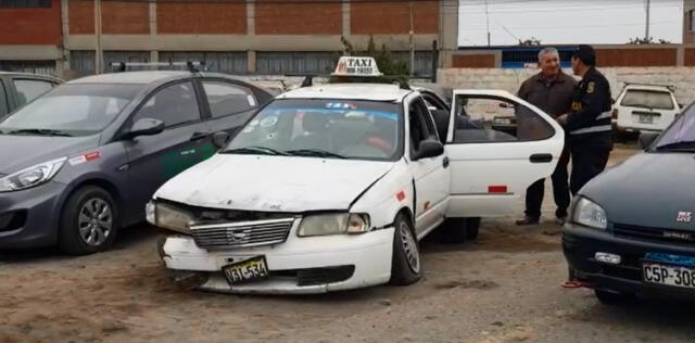Vehículo donde huyeron tres presuntos delincuentes fue trasladado a la Deprove de Tacna.