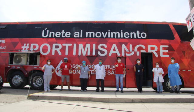 El Hemobus es una iniciativa de la Asociación Peruana de Donantes de Sangre.