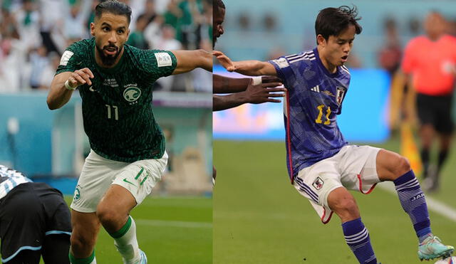 Arabía Saudita y Japón son punteros en sus respectivos grupos. Foto: composición LR/ EFE/ AFP