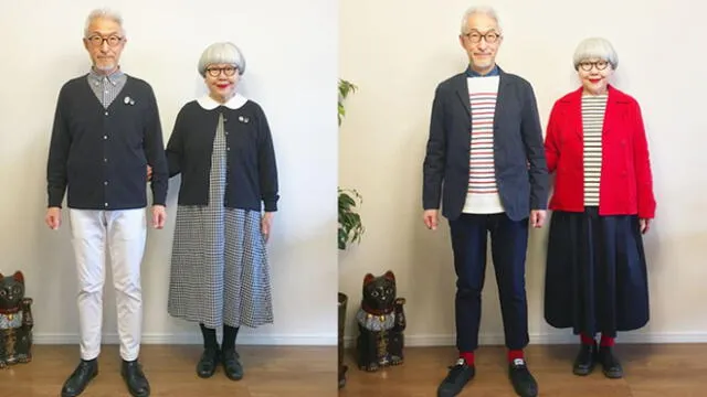 Instagram: pareja japonesa tiene más de 30 años coordinando sus atuendos 