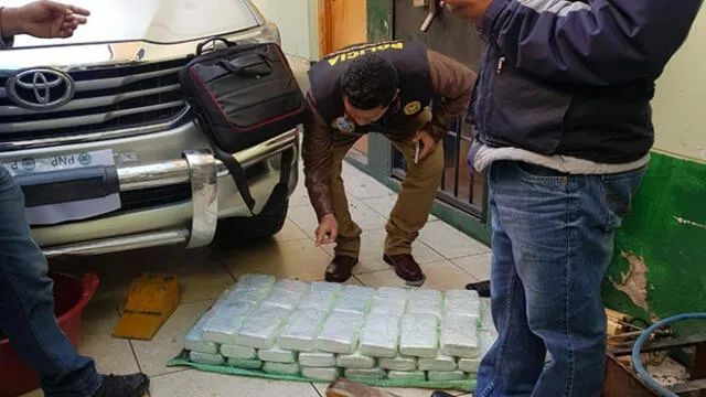 Decomisan 52 kilos de droga de alta pureza en Cusco [VIDEO]