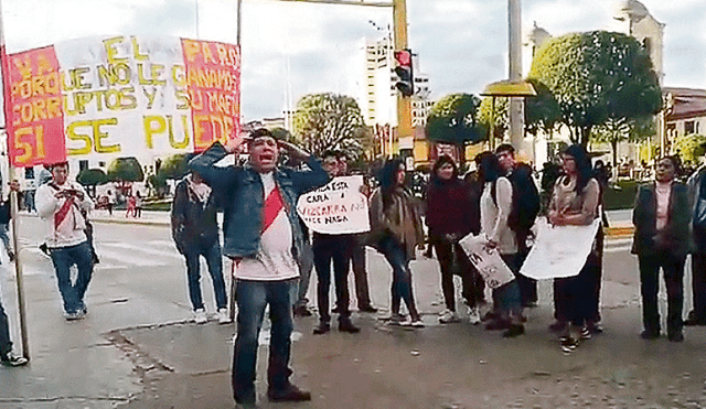 En la región Junín acataron paro contra el Congreso y el Gasolinazo