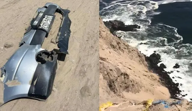 La unidad con placa B3D-500 se destruyó totalmente. Foto: Camaná Noticias