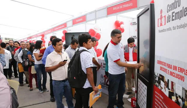 Ofrecerán 1.000 trabajos formales durante feria del empleo en Lima