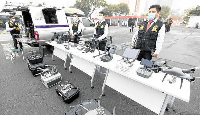 Drones. Usarán inteligencia y tecnología contra el crimen.