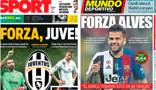 Real Madrid vs. Juventus: Prensa catalana alienta a los italianos en la final de Champions League 