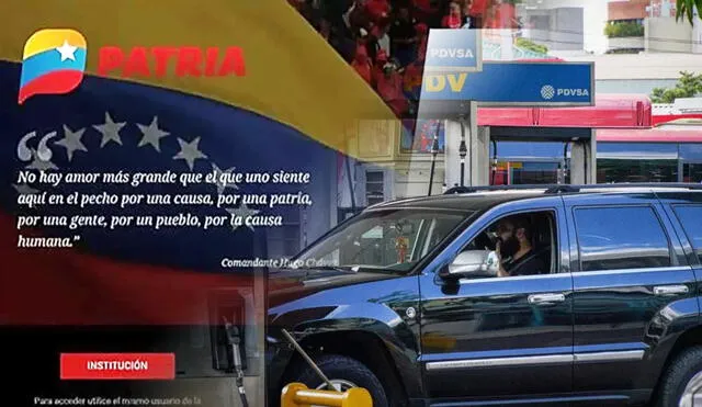 Conozca aquí cómo obtener el subsidio de gasolina en Venezuela.  Foto: Plataforma Patria/José Daniel Ramos/@danielj2511/Twitter