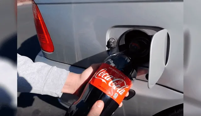  YouTube: ¿Qué pasa si le echas Coca Cola a tu auto? Resultado sorprende [VIDEO]