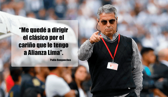 Alianza Lima: Pablo Barbechen confesó que dirigió el clásico por cariño al club. Foto: GLR