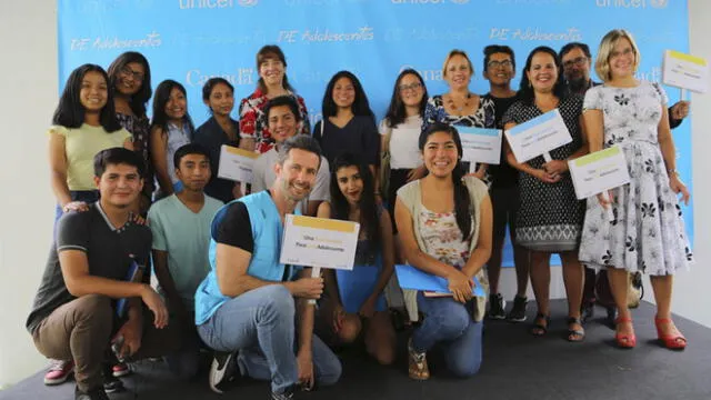 Unicef lanza proyecto para el desarrollo de los adolescentes peruanos 